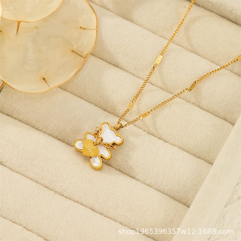 Timid Heart - 18K Gold Plated Necklace