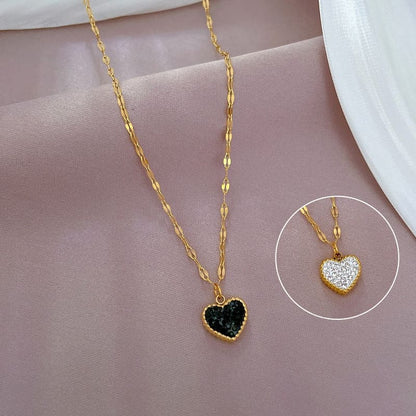 Both Sides of My Heart - 18K Gold Plated Necklace