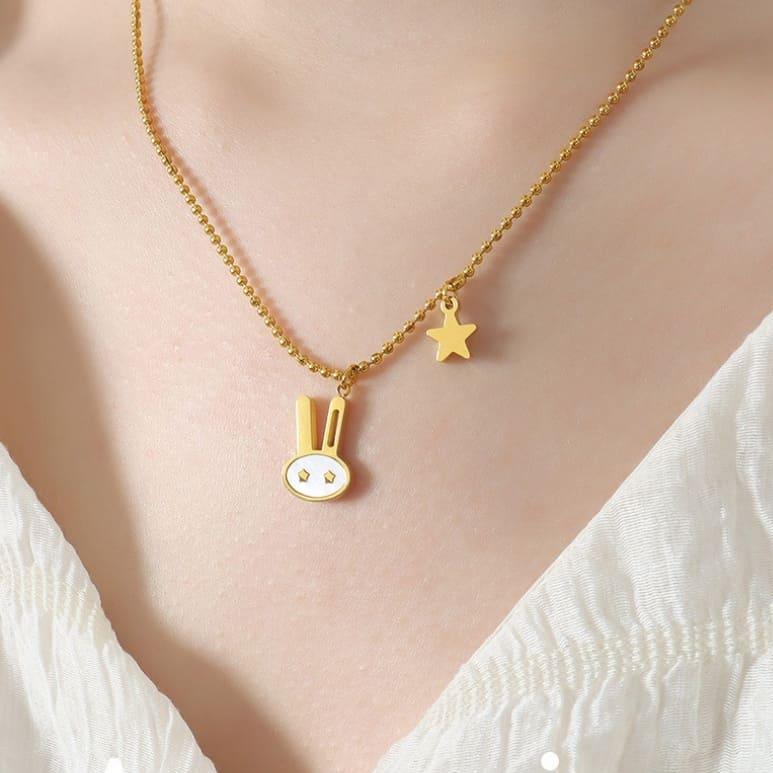 Hop into My Heart - 18K Gold Plated Necklace