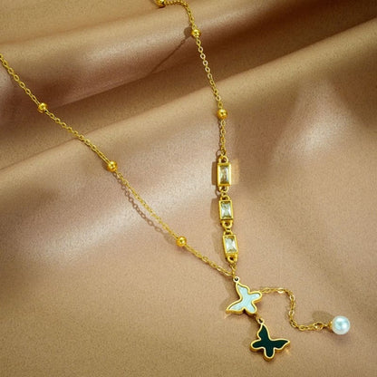 Friendly Sunrise - 18K Gold Plated Necklace