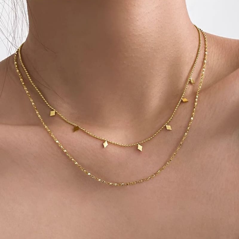 Gleaming Sun - 18K Gold Plated Necklace