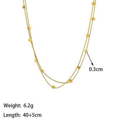 Gentle Echo - 18K Gold Plated Necklace