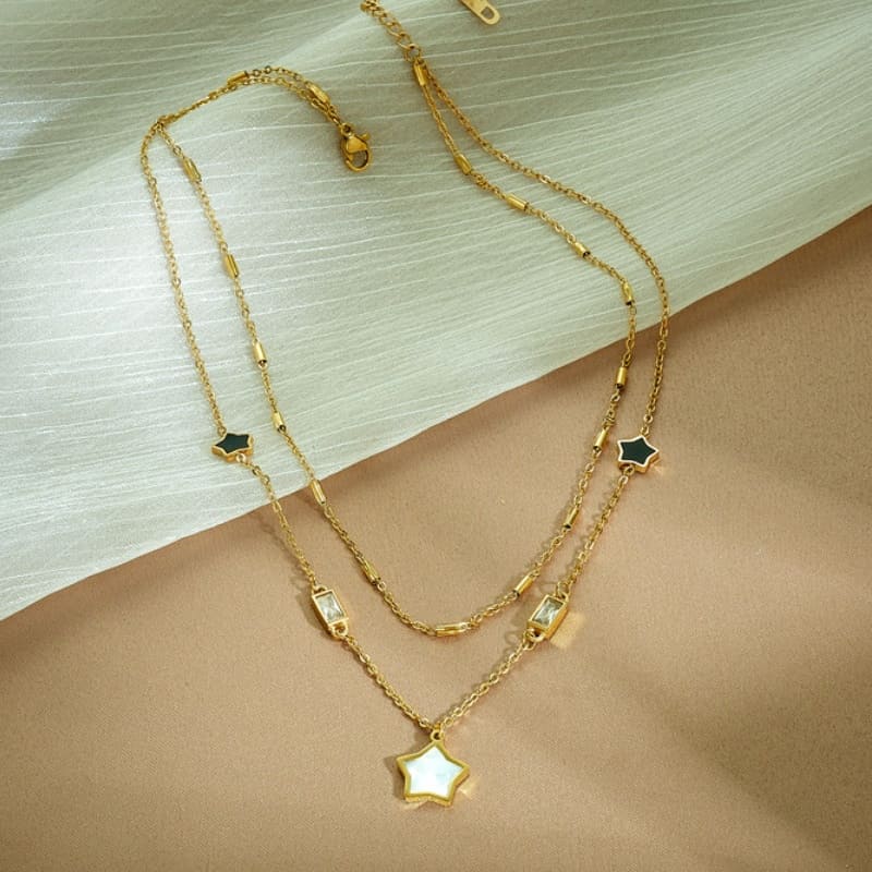 Ember Glow - 18K Gold Plated Necklace