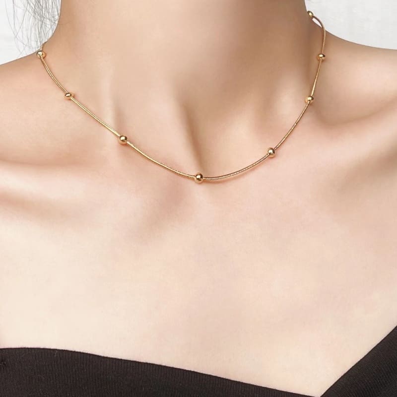 Mellow Evening - 18K Gold Plated Necklace