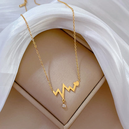 My Heart Beats For You - 18K Gold Plated Necklace