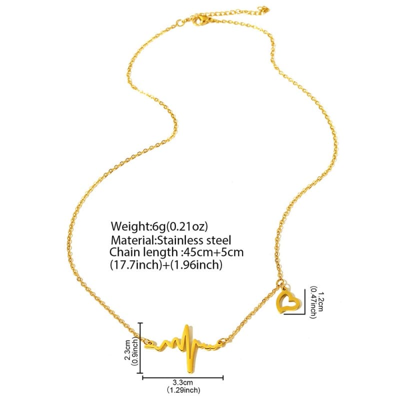 Effortless Grace - 18K Gold Plated Necklace