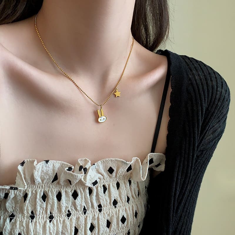 Hop into My Heart - 18K Gold Plated Necklace