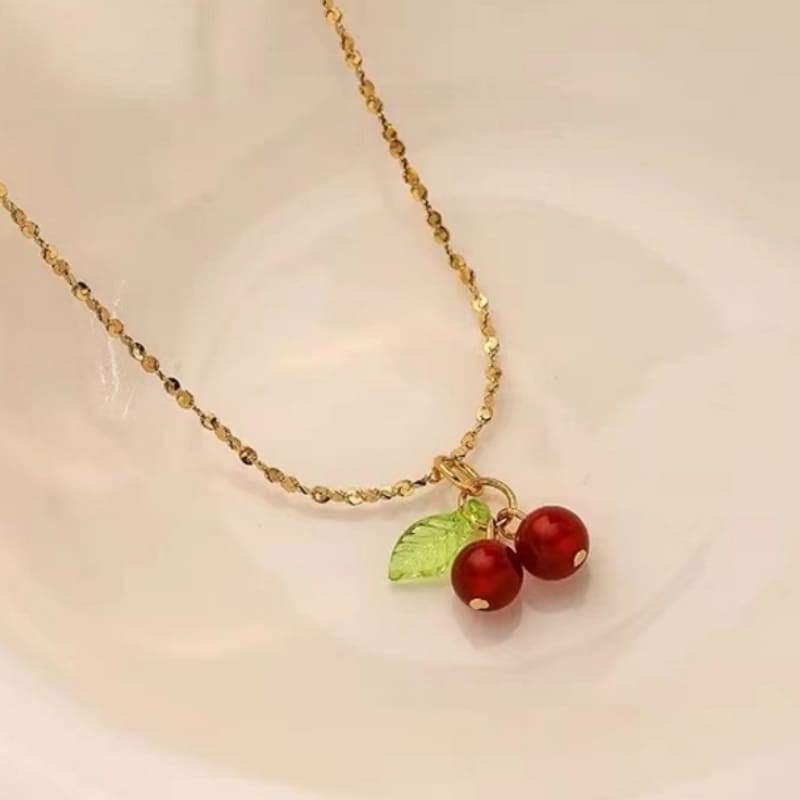 I Cherry You - 18K Gold Plated Necklace