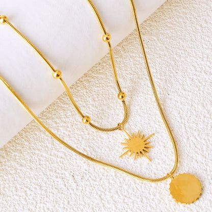 Dreamy Retreat - 18K Gold Plated Necklace