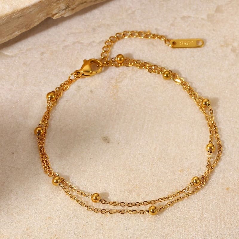 Dreamy Landscape - 18K Gold Plated Anklet