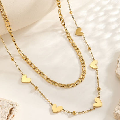 Caring Heart - 18K Gold Plated Necklace