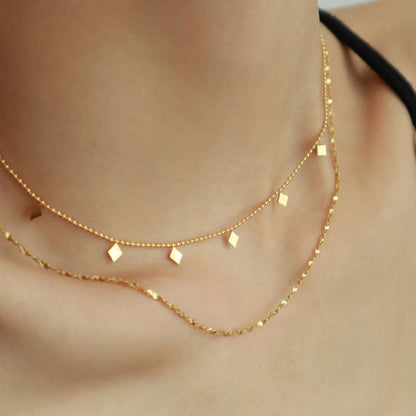 Gleaming Sun - 18K Gold Plated Necklace