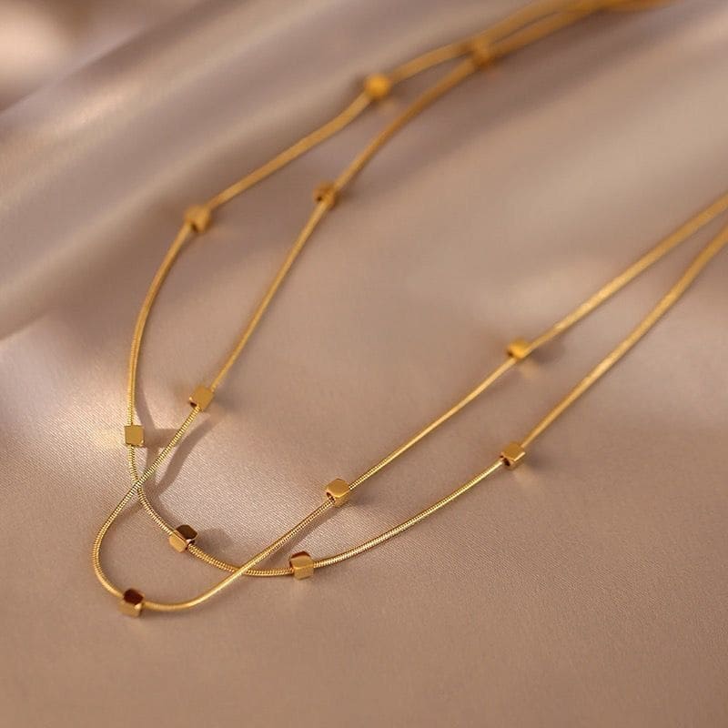 Gentle Echo - 18K Gold Plated Necklace