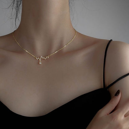 My Heart Beats For You - 18K Gold Plated Necklace