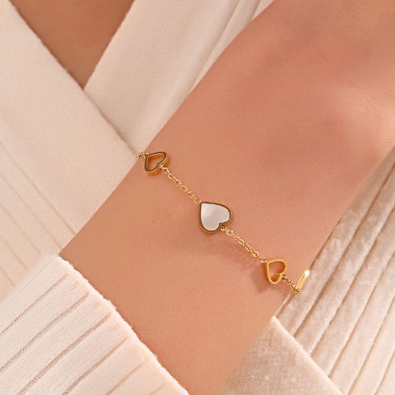 Radiating Joy - 18K Gold Plated Bracelet