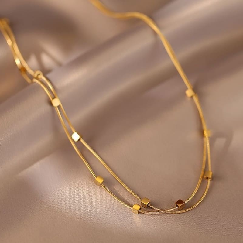 Gentle Echo - 18K Gold Plated Necklace