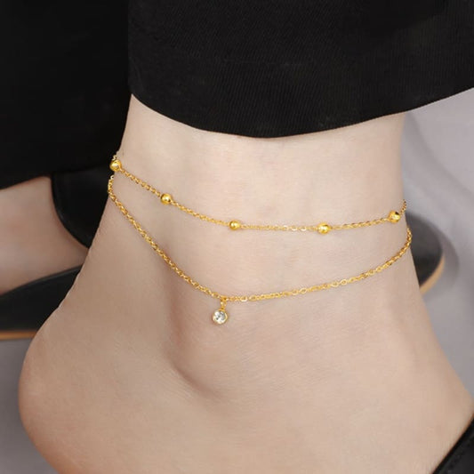 Harmonious Melody - 18K Gold Plated Anklet