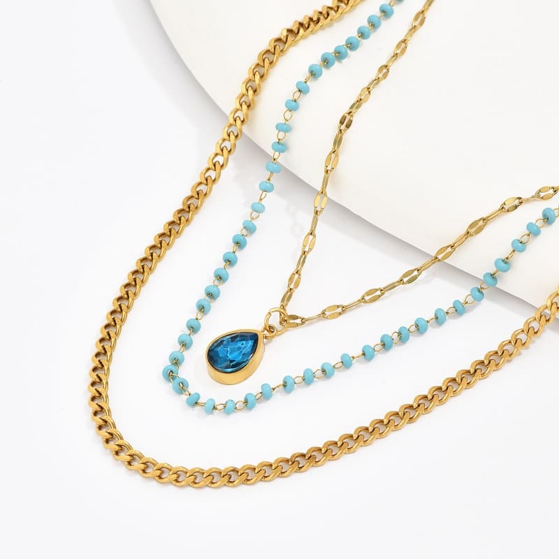 Floating Blossoms - 18K Gold Plated Necklace