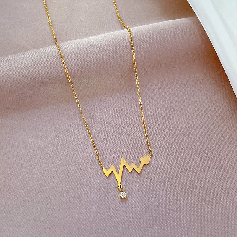 My Heart Beats For You - 18K Gold Plated Necklace