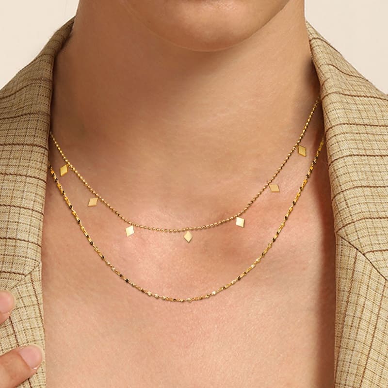 Gleaming Sun - 18K Gold Plated Necklace