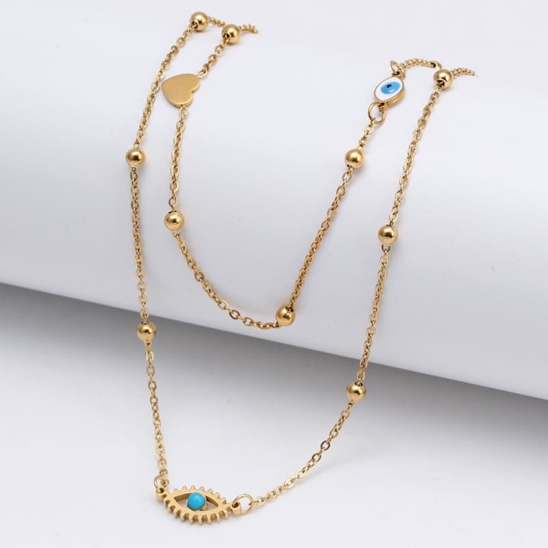 Melodious Whispers - 18K Gold Plated Necklace