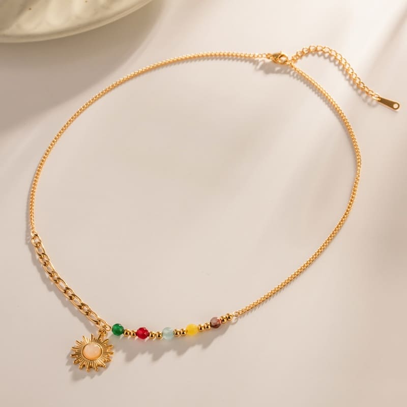 Refreshing Perspective - 18K Gold Plated Necklace