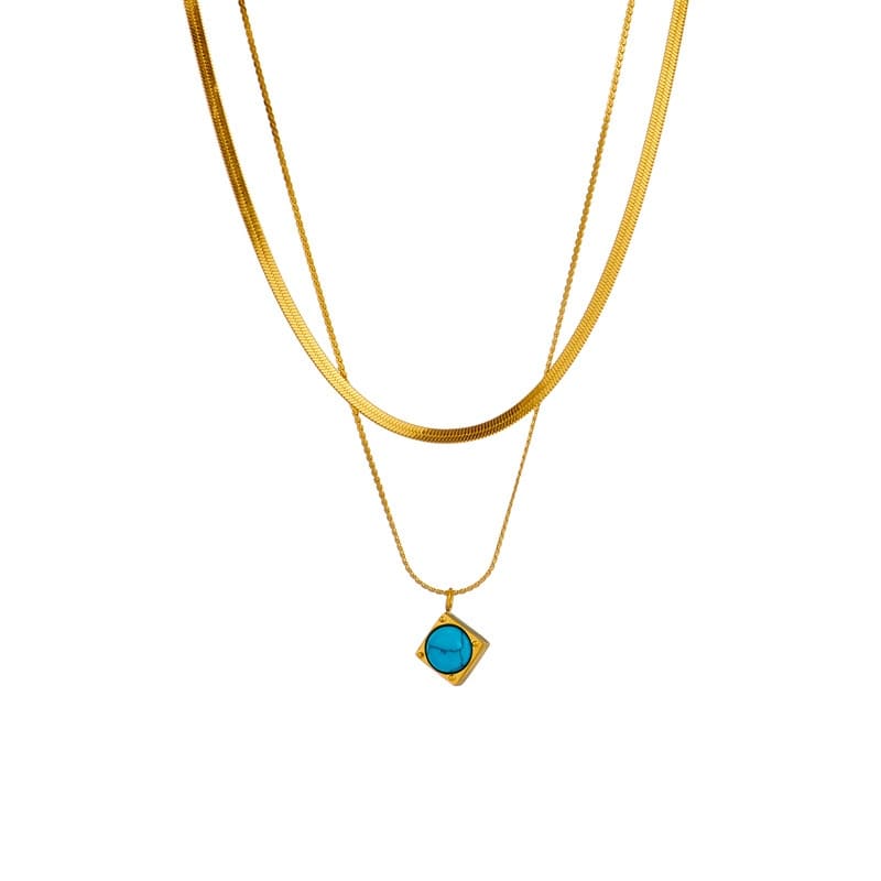 Hidden Oasis - 18K Gold Plated Necklace