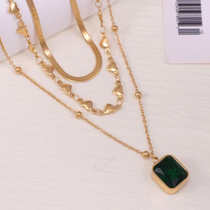 Cozy Fire - 18K Gold Plated Necklace