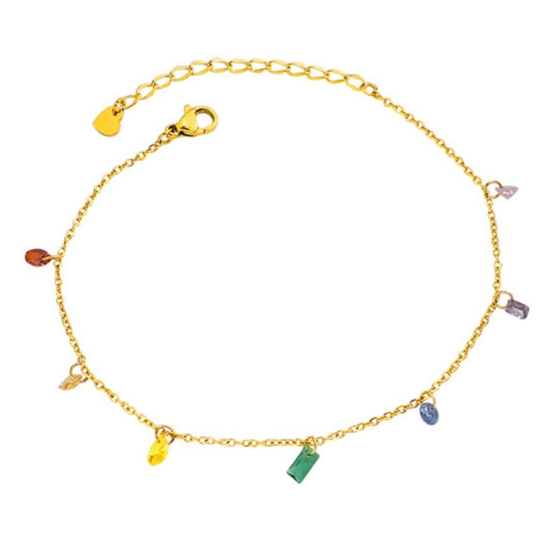 Dancing Flame - 18K Gold Plated Anklet