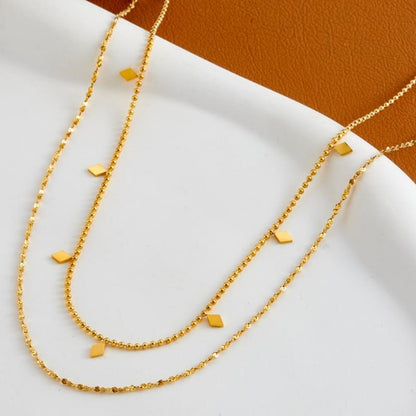 Gleaming Sun - 18K Gold Plated Necklace