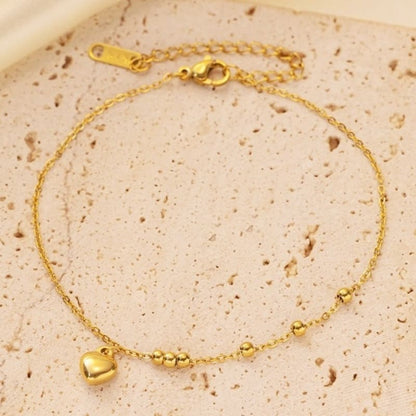 Silent Whisper - 18K Gold Plated Anklet