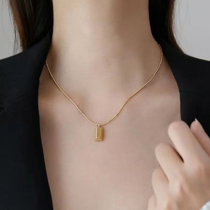 Solid Love - 18K Gold Plated Necklace