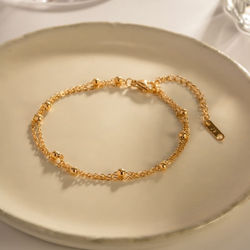 Tranquil Forest - 18K Gold Plated Bracelet