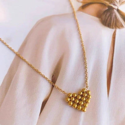 Serene Heart - 18K Gold Plated Necklace