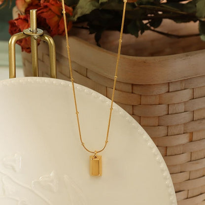 Solid Love - 18K Gold Plated Necklace