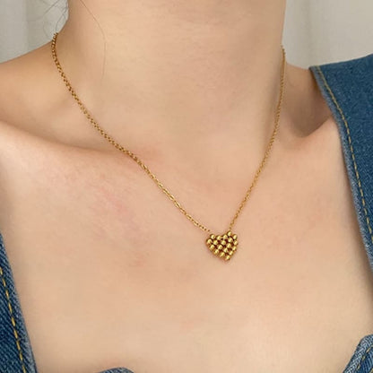 Serene Heart - 18K Gold Plated Necklace