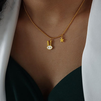 Hop into My Heart - 18K Gold Plated Necklace