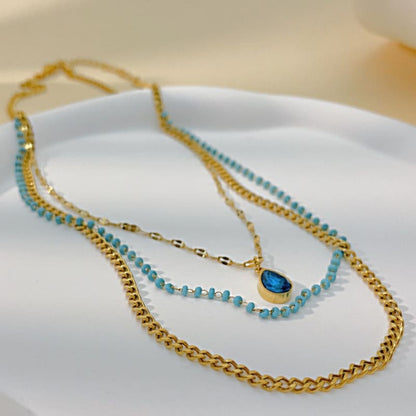 Floating Blossoms - 18K Gold Plated Necklace