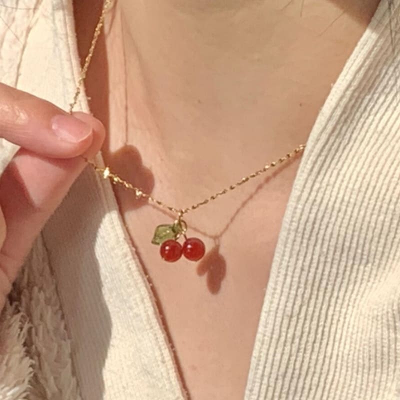 I Cherry You - 18K Gold Plated Necklace