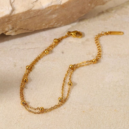 Dreamy Landscape - 18K Gold Plated Anklet