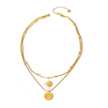 Dreamy Retreat - 18K Gold Plated Necklace