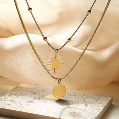 Dreamy Retreat - 18K Gold Plated Necklace