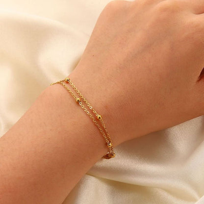 Tranquil Forest - 18K Gold Plated Bracelet