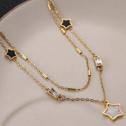 Ember Glow - 18K Gold Plated Necklace