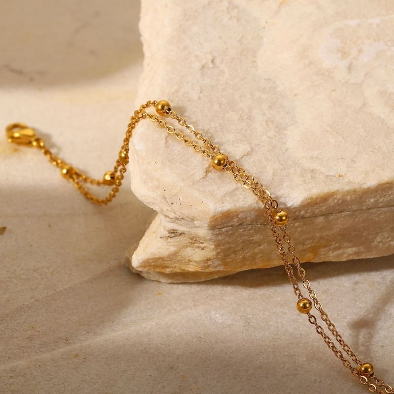 Dreamy Landscape - 18K Gold Plated Anklet