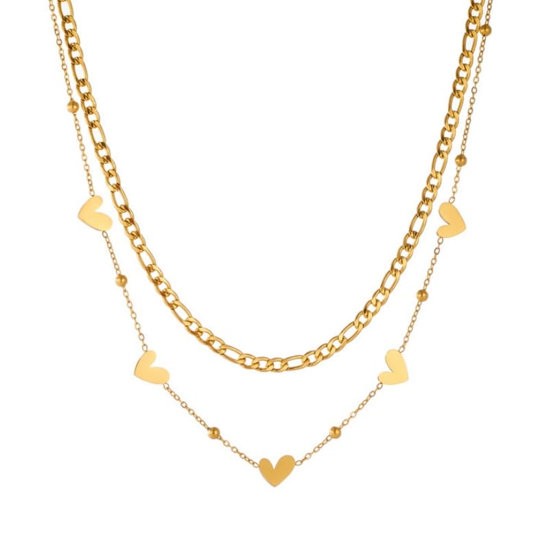 Caring Heart - 18K Gold Plated Necklace