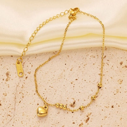 Silent Whisper - 18K Gold Plated Anklet