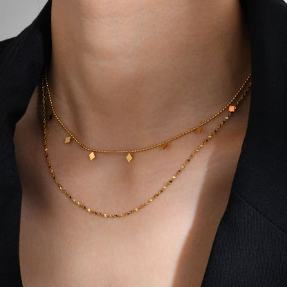 Gleaming Sun - 18K Gold Plated Necklace