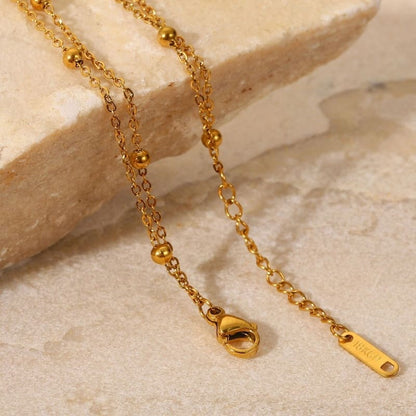 Dreamy Landscape - 18K Gold Plated Anklet