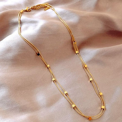 Gentle Echo - 18K Gold Plated Necklace